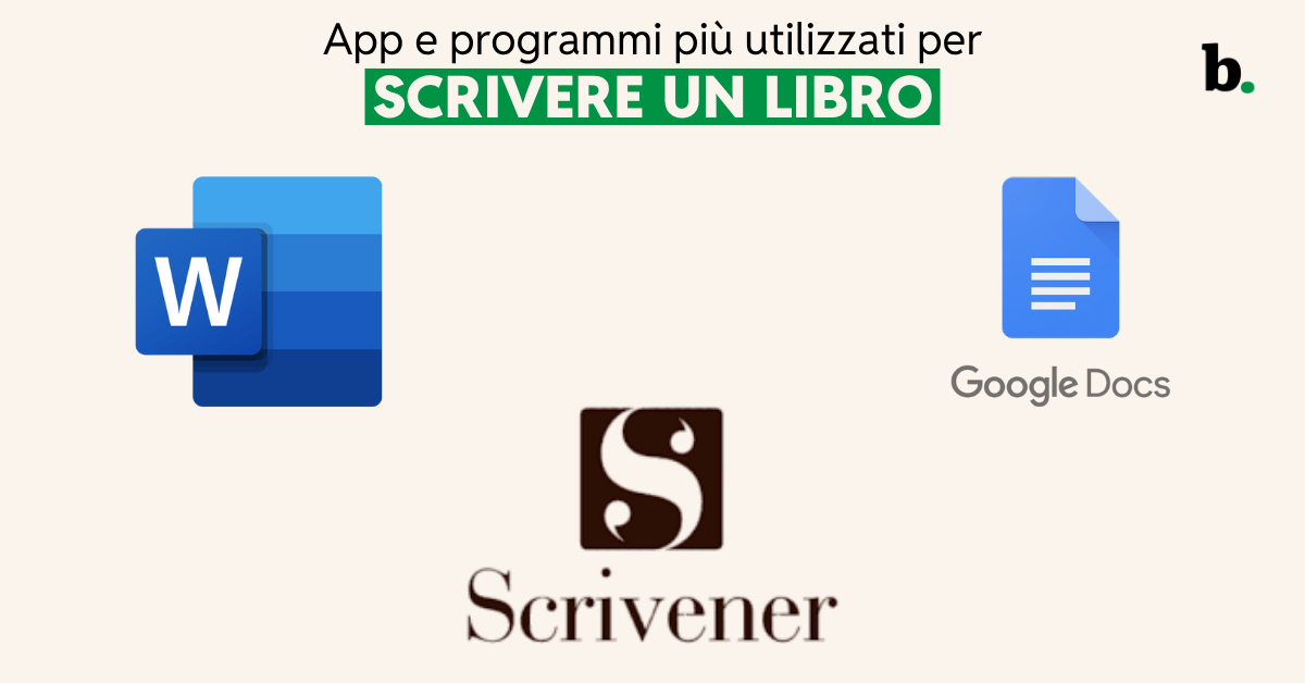 App e programmi più utilizzati per scrivere un libro