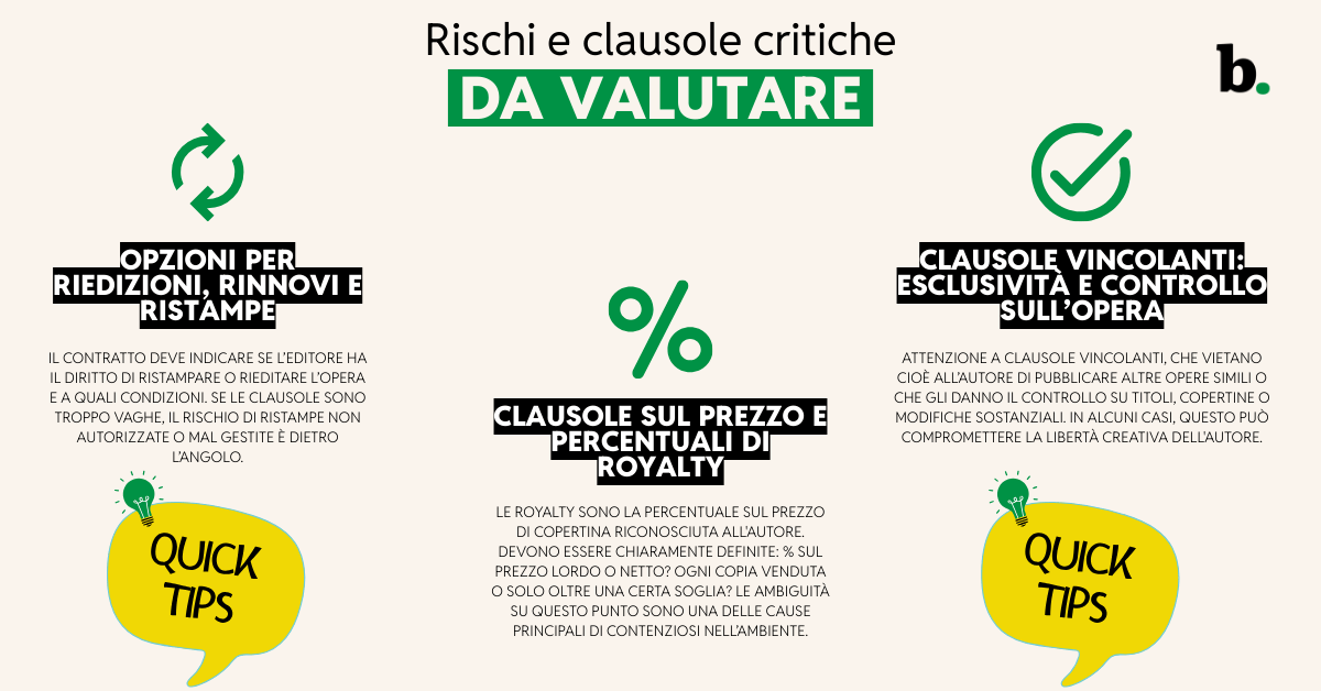 Rischi e clausole critiche da valutare