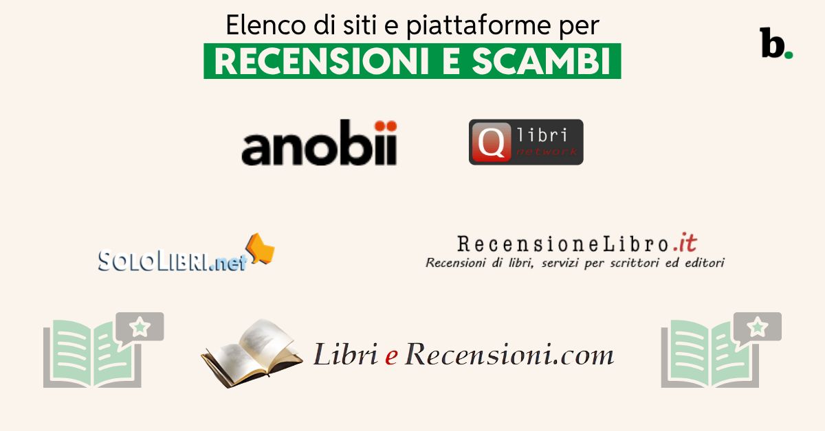 Elenco di siti e piattaforme per recensioni e scambi