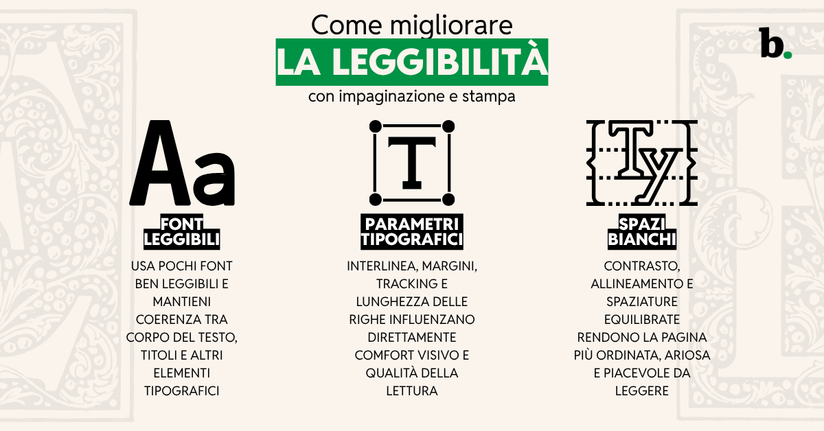 Come migliorare la leggibilità con impaginazione e stampa