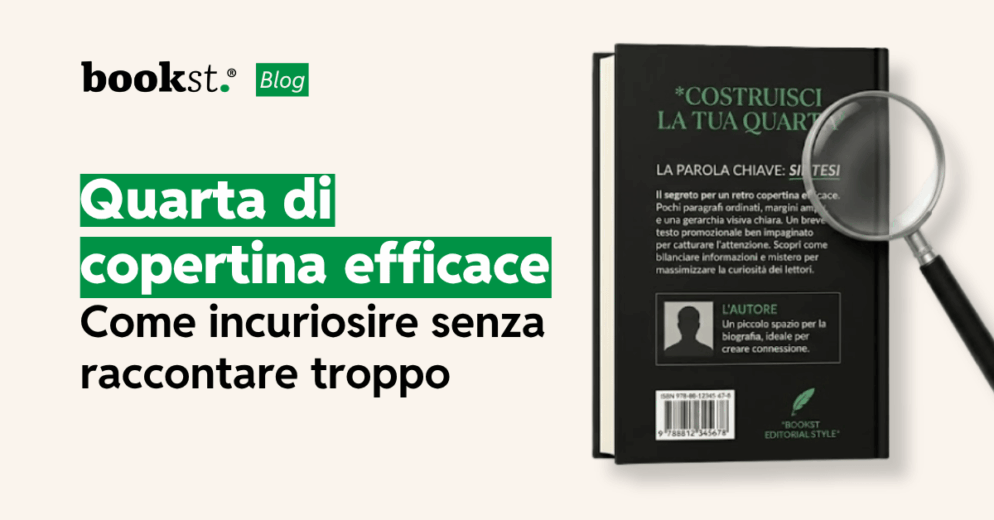 Quarta di copertina efficace come incuriosire senza raccontare troppo
