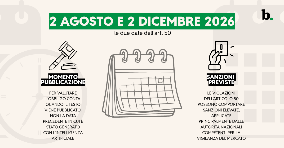2 agosto e 2 dicembre 2026 le due date dell’art